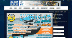 Desktop Screenshot of marlinskiboatclub.co.za